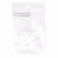 Silikoninis dulkių kamštelis Type-C baltas - 10 vnt.