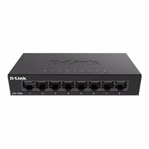 D-Link komutatorius DGS-108GL/E, nevaldomas, stalinis, gigabitinio eterneto (variniai) prievadų skaičius 8, 60 mėn.