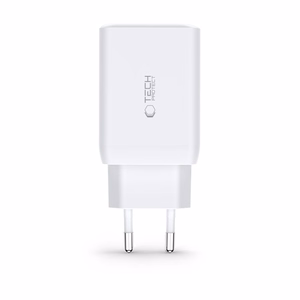 Tech-Protect C65W įkroviklis 2x USB-C PD 65W / USB-A QC 3.0 - juodas