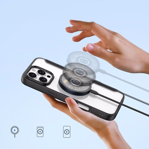Dux Ducis Skin X Pro iPhone 16 Pro dėklas su MagSafe ir atveriamu dangčiu - juodas