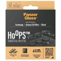 PanzerGlass Hoops kameros apsauga Samsung Galaxy S24 Ultra - su juodu rėmeliu