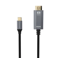 Wozinsky WCCH-01 USB-C - HDMI 4K 60Hz kabelis 1.8 m - juodas