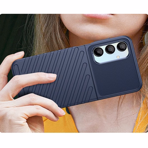 Thunder dėklas Samsung Galaxy A26 silikoninis šarvuotas - mėlynas