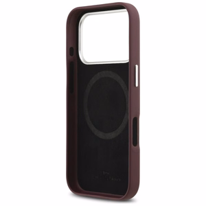 BMW Sign visiškai dengiantis metalinis magnetinis dėklas telefonui iPhone 17 Pro - raudonas