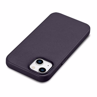iCarer odinis dėklas iPhone 14 Tamsiai violetinis (WMI14220705-DP) (MagSafe suderinamas)