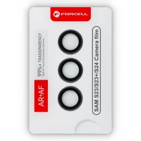 Forcell Premium grūdintas kameros lęšio stiklas – Samsung Galaxy S24 pilkos spalvos