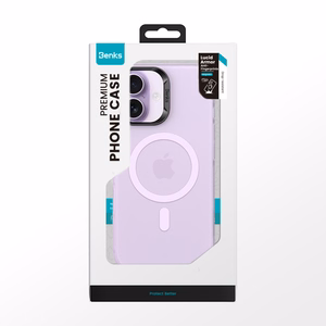 Benks Magnetic Lucid Armor dėklas (C067) iPhone 17 violetinis (Camera Control mygtukas)