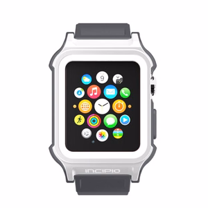 Incipio Octane sustiprinta apyrankė, skirta 38 / 40 / 41 mm Apple Watch, balta ir pilka