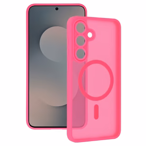 Tel Protect Aura Matte Magsafe Case for Samsung Galaxy S25 FE hot pink