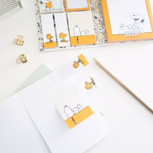 Snoopy Lazy Days A6 lipnių lapelių rinkinys, 6 blokeliai