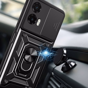 Tech-Protect CamShield Pro dėklas Motorola Moto G35 5G - juodas
