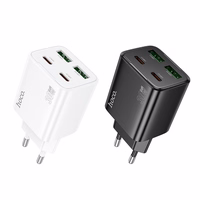 Įkroviklis Hoco 2 x USB C + 2 x USB A QC3.0 PD 3A 30W N56 baltas