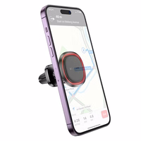 Automobilinis telefono laikiklis Borofone BH124 (air vent) juodas