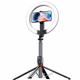 Telefono laikiklis z lampą USAMS ZB323 10-calowa 1200mAh 2,3m juodas