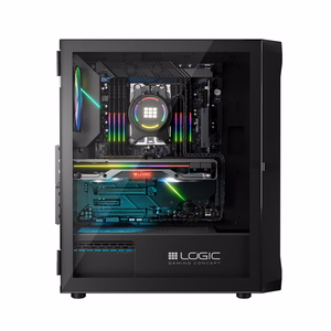 Logic PORTOS ARGB MINIDI USB 3.0 dėklas juodas