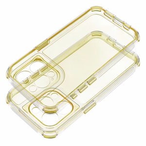 MATRIX CLEAR dėklas telefonui IPHONE 15 Pro geltona