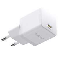 Baseus Palm 20W USB-C sieninis įkroviklis - baltas