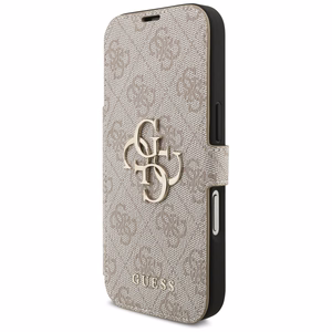 Guess Book 4G Metal Logo Case for iPhone 17 Pro - Pink