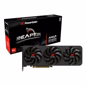 Видеокарта PowerColor Reaper AMD RX9070, 16 ГБ GDDR6