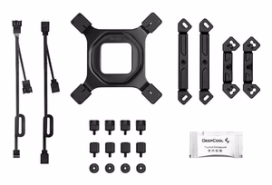DeepCool AG620 BK ARGB V2 lustų rinkinio, pagrindinės plokštės oro aušintuvas 12 cm juodas 1 vnt.