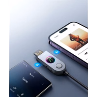 Adapteris Joyroom "JR-CB6" Pilkas (Įvestis: "Bluetooth 5.3" / Išvestis: "AUX")