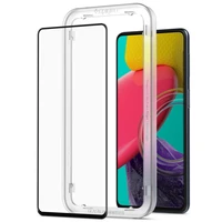 Spigen ALM Glass FC grūdintas stiklas Samsung Galaxy M53 5G - juodas