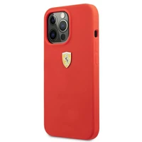 Ferrari FESSIHCP13XRE iPhone 13 Pro Max 6.7" kietas silikoninis dėklas raudonas/raudonas
