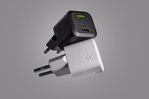 Green Cell PowerGaN 33W PD 3.0 QC 3.0 USB įkroviklis 1× USB-C, baltas