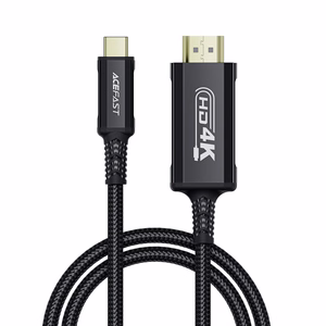 Kabelis Acefast C1-10 USB-C to HDMI 1.8m juodas