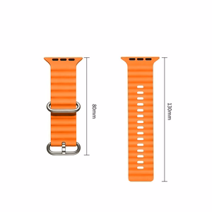 TECH-PROTECT ICONBAND PRO APPLE WATCH 4 / 5 / 6 / 7 / 8 / 9 / SE / ULTRA 1 / 2 (42 / 44 / 45 / 49 MM) ORANŽINIS