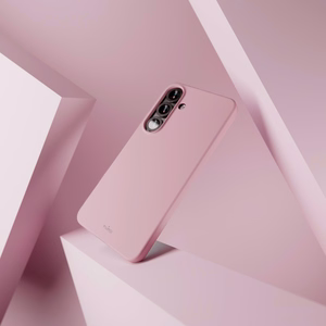 Puro Icon silikoninis dėklas telefonui Samsung Galaxy S25 - rožinis