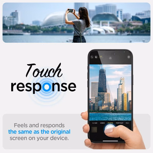 Spigen Glas.tR EZ Fit FC grūdintas stiklas iPhone 15 Plus - juodas