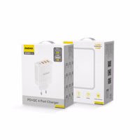 Dudao A5HEU 3xUSB-A 1xUSB-C PD 20W QC3.0 18W+ 2x12W wall įkroviklis - baltas