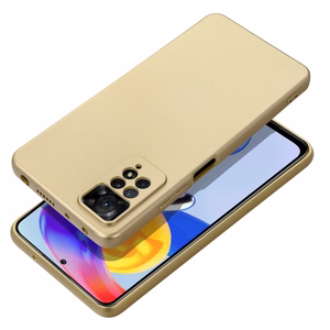 METALLIC dėklas telefonui XIAOMI Redmi NOTE 14 Pro 5G auksinis