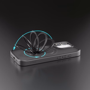 Etteri Matinis Mag Ring dėklas for iPhone 17 Air juodas