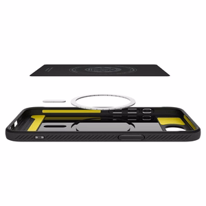 Чехол Spigen Rugged Armor MagSafe для iPhone 16e / 17e - чёрный