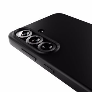 Puro Icon silikoninis dėklas telefonui Samsung Galaxy S25 - juodas
