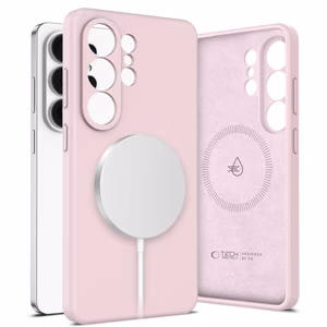 Tech-Protect Silicone MagSafe Case for Samsung Galaxy S26 Ultra Pink