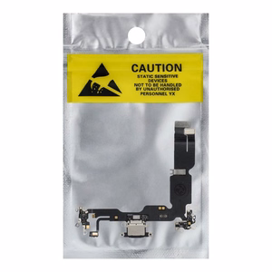 Charging flex USB for IPHONE 15 Plus black (pulled)
