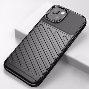 Thunder dėklas lankstus tvirtas patvarus dangtelis TPU dėklas iPhone 13 mini juodas