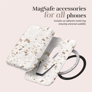 MIO Soft Terrazzo Magsafe Dėklas su kortelių laikikliu