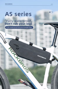 Rockbros AS-043 Velcro dviračio krepšys, 3l - juodas