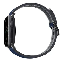 Uniq Straden odinis Hybrid dirželis skirtas Apple Watch 1/2/3/4/5/6/7/8/SE/SE2/Ultra 42/44/45/49mm - mėlynas