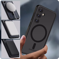 Tech-Protect MagMat Magnetinis dėklas Samsung Galaxy S24 - Matinis juodas