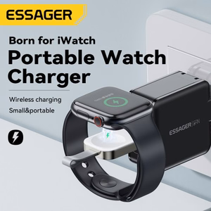 Беспроводное зарядное устройство Essager "Bay Portable C" белый (для Apple Watch)