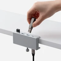 "Orico MH4PC" šakotuvas su USB-C / 3x USB-A 3.0 + 1x USB-C 3.0 - sidabrinės spalvos