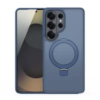 Dėklas Dux Ducis Yind Magnetic Stand Samsung S948 S26 Ultra tamsiai mėlynas