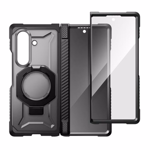 Supcase UB Grip Mag MagSafe dėklų komplektas, 2 vnt., skirtas Samsung Galaxy Z Fold 8, juodas