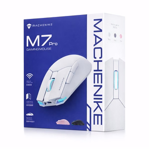 Machenike M7 Pro Belaidė žaidimų pelė - baltas