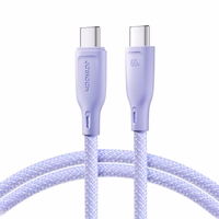 USB Laidas Joyroom "SA34-CC3" violetinis "Type-C / Type-C" 100cm (iki 60W)
